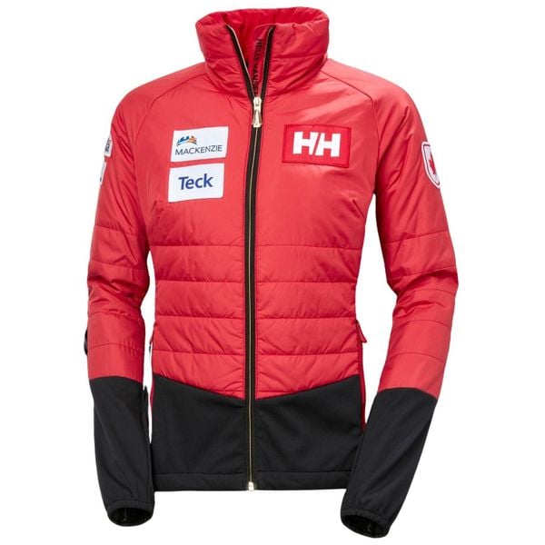 Damska ocieplana kurtka narciarska Helly Hansen World Cup. Czerwone kurtki snowboardowe damskie Helly Hansen, bez wzorów, bez kaptura, narciarskie. Za 1,133.50 zł.