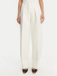 JACQUEMUS Spodnie materiałowe Le Pantalon Ovalo 24E241PA0791718 100 Biały Regular Fit. Białe spodnie materiałowe damskie JACQUEMUS, bez wzorów, z materiału. Za 3,419.00 zł.