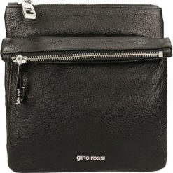 Listonoszka GALIA. Czarne listonoszki damskie Gino Rossi, w paski. W wyprzedaży za 299.90 zł.