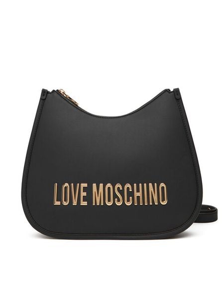 LOVE MOSCHINO Torebka JC4021PP0NKD0000 Czarny. Czarne torebki do ręki damskie Love Moschino, bez wzorów, ze skóry, bez dodatków. Za 569.99 zł.