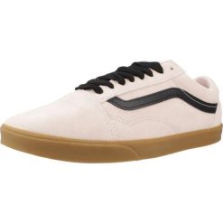 Buty VANS SKOOL LOWPRO Rose. Czerwone trampki i tenisówki damskie Vans, bez wzorów, z tkaniny, bez zapięcia. Za 291.99 zł.