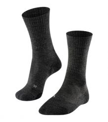 Skarpetki Falke TK2 Wool. Szare skarpety męskie Falke, bez wzorów, z materiału. Za 172.00 zł.
