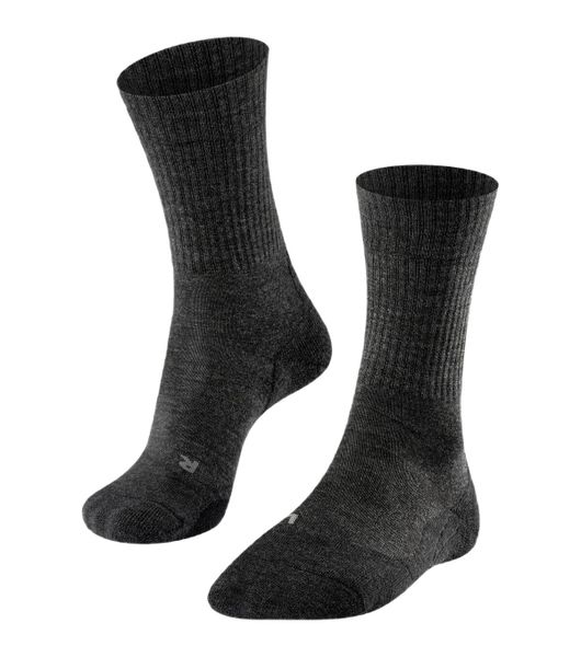 Skarpetki Falke TK2 Wool. Szare skarpety męskie Falke, bez wzorów, z materiału. Za 172.00 zł.