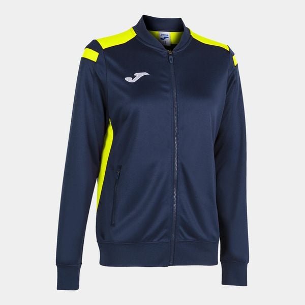 Bluza do piłki nożnej damska Joma Championship IV. Niebieskie bluzy damskie Joma, l, bez wzorów, bez kaptura. W wyprzedaży za 112.95 zł.