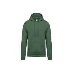 Bluza z kapturem Kariban. Zielone bluzy męskie KARIBAN, xl, bez wzorów, z bawełny, z kapturem. Za 192.00 zł.