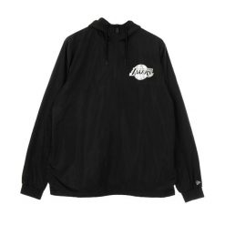 Bluza z kapturem Męska New Era Los Angeles Lakers Czarny. Czarne bluzy męskie New Era, m, bez wzorów, z materiału, z kapturem. Za 362.80 zł.