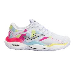 Buty do padla damskie, Smash Lady 25 TSMALW. Białe obuwie sportowe damskie Joma, bez wzorów, z materiału. Za 439.99 zł.