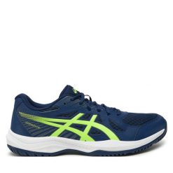 Buty halowe Asics. Niebieskie buty sportowe męskie Asics, bez zapięcia. Za 299.99 zł.