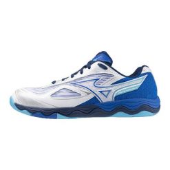 Buty do tenisa stołowego Mizuno Wave Medal 7. Białe buty sportowe męskie Mizuno, bez zapięcia, tenisowe, mizuno wave. W wyprzedaży za 447.90 zł.