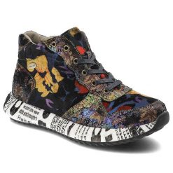 Granatowe Sneakersy Laura Vita Modne Obuwie Damskie. Niebieskie półbuty damskie Laura Vita, bez wzorów, z materiału, bez obcasa, bez zapięcia. Za 399.00 zł.