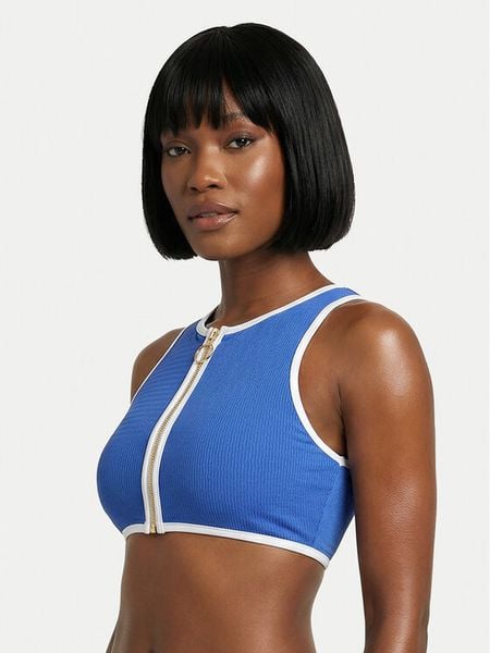 Seafolly Góra od bikini Beach Bound 31529-072 Niebieski. Niebieskie bikini damskie Seafolly, bez wzorów. Za 379.99 zł.