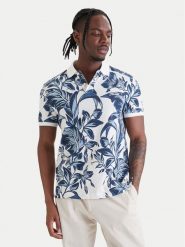 Tommy Hilfiger Polo Floral Aop MW0MW43125 Niebieski Regular Fit. Niebieskie koszulki polo męskie Tommy Hilfiger, m, bez wzorów, z bawełny, bez ramiączek. Za 369.99 zł.