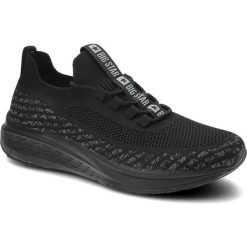 Czarne Sneakersy Big Star Wygodne Buty Męskie. Czarne półbuty na co dzień męskie Big Star, retro, bez zapięcia. Za 149.00 zł.