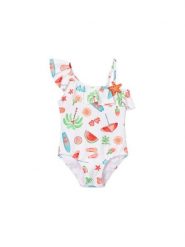 Mayoral Strój kąpielowy 3737 Kolorowy. Stroje kąpielowe dla dziewczynek Mayoral, bez wzorów, z syntetyku. Za 119.99 zł.