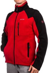 Hi-Tec Polar męski Monar Red r. XXL. Czerwone bluzy męskie Hi-tec, m, bez wzorów, z polaru, bez kaptura. Za 135.62 zł.