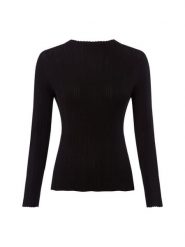 Marie Lund sweter z koronkowej dzianiny Kobiety czarny, L. Czarne swetry damskie Marie Lund, l, bez wzorów, z dzianiny, bez kołnierzyka, bez ramiączek, bez kaptura. Za 199.95 zł.