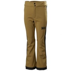 Dziewczęce spodnie narciarskie Helly Hansen Maya Stretch. Brązowe spodnie sportowe dla dziewczynek Helly Hansen, na zimę, bez wzorów, narciarskie. Za 395.50 zł.