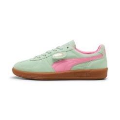 Trenerzy Puma Palermo. Zielone obuwie sportowe damskie Puma, bez wzorów, trekkingowe. Za 308.99 zł.