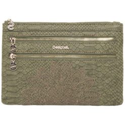 Desigual Portfel Mone Aquiles Multi Zip Kaki 18Wayp24 4092. Portfele damskie marki Desigual. W wyprzedaży za 101.00 zł.