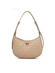 PINKO Torebka Half Moon Mini Fl PE 25 PLTT 102790 A1YB Beżowy. Brązowe torebki do ręki damskie Pinko, bez wzorów, ze skóry, bez dodatków. Za 899.99 zł.