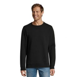 Męska Bluza Sully. Czarne bluzy męskie SOL'S, m, bez wzorów, bez kaptura. Za 136.99 zł.