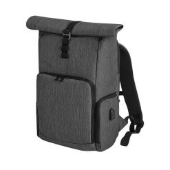 Plecak Qtech Charge Roll Up. Czarne plecaki damskie QUADRA, bez wzorów. Za 209.99 zł.