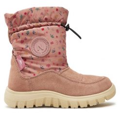 Śniegowce Naturino. Czerwone śniegowce dziewczęce Naturino, bez zapięcia. Za 419.99 zł.