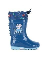 Peppa Pig Kalosze AW24-103PP Granatowy. Niebieskie buty zimowe chłopięce Peppa Pig, bez wzorów. Za 69.99 zł.
