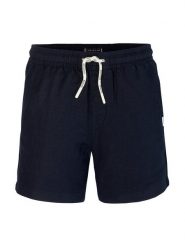 Tommy Hilfiger Szorty sportowe KB0KB09643 Granatowy Regular Fit. Niebieskie szorty dla chłopców Tommy Hilfiger, bez wzorów, ze lnu, sportowe. Za 159.99 zł.