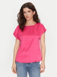 Vero Moda Bluzka Merle 10305151 Różowy Regular Fit. Czerwone bluzki damskie Vero Moda, s, bez wzorów, z syntetyku, bez kołnierzyka, bez ramiączek. Za 99.99 zł.