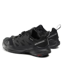 Buty do biegania Salomon. Czarne obuwie sportowe damskie Salomon, bez wzorów, z gore-texu, do biegania. Za 459.99 zł.