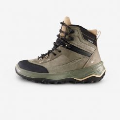 Buty trekkingowe damskie Forclaz MT100 skóra wodoodporne. Brązowe trekkingi damskie SIMOND, trekkingowe. Za 349.99 zł.