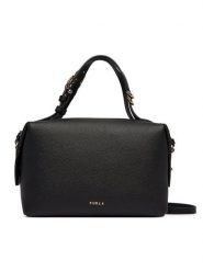 Furla Torebka Double Mini WE00870 BX3036 KH O6000 Czarny. Czarne torebki do ręki damskie Furla, bez wzorów, ze skóry, bez dodatków. Za 1,269.00 zł.