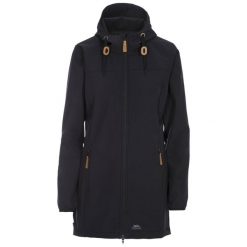 Kurtka Damska Kristy Wodoodporna. Czarne kurtki damskie Trespass, l, bez wzorów, bez kaptura. Za 262.99 zł.