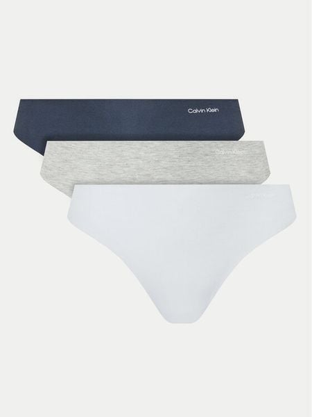 Calvin Klein Underwear Komplet stringów Thong 3Pk 000QD5219E Kolorowy. Stringi damskie Calvin Klein Underwear, xs, bez wzorów, z bawełny. Za 139.99 zł.