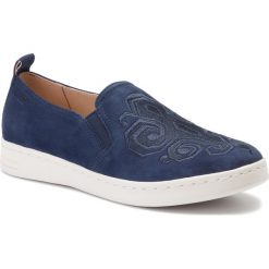 Tenisówki GEOX - D Jaysen B D921BB 00021 C4000 Blue. Niebieskie półbuty damskie Geox, bez wzorów, z gumy, bez zapięcia. W wyprzedaży za 239.00 zł.