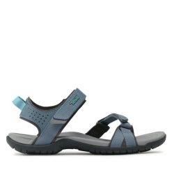 Sandały Teva. Niebieskie obuwie sportowe damskie Teva, trekkingowe. Za 309.99 zł.