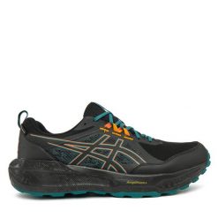 Buty do biegania Asics. Czarne buty sportowe męskie Asics, bez zapięcia, do biegania. Za 429.99 zł.