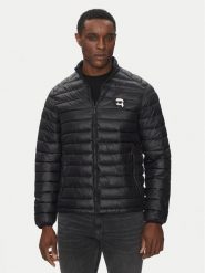 KARL LAGERFELD Kurtka przejściowa 505710 500590 Czarny Regular Fit. Czarne kurtki męskie KARL LAGERFELD, m, bez wzorów, z syntetyku, bez kaptura. Za 759.99 zł.