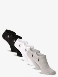 Polo Ralph Lauren Skarpety pakowane po 6 szt. Kobiety drobna dzianina szary|czarny|biały, ONE SIZE. Białe skarpety damskie Polo Ralph Lauren, bez wzorów, z dzianiny. Za 199.95 zł.