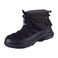 Buty do chodzenia damskie Keen Uneek Snk Chukka II WP. Czarne obuwie sportowe damskie Keen, bez wzorów, z materiału, trekkingowe. Za 494.00 zł.