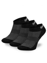 Reebok Skarpety krótkie R0356-SS24 (3-pack) Czarny. Czarne skarpety damskie Reebok, bez wzorów, z bawełny. Za 49.99 zł.