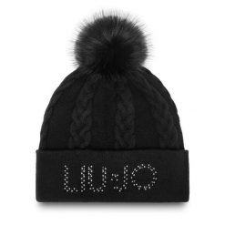 Czapka Liu Jo. Czarne czapki i kapelusze damskie Liu Jo, na zimę, bez wzorów. Za 299.99 zł.