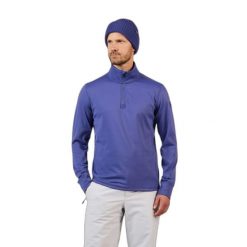 1/2 zip fleece Rossignol. Niebieskie bluzy męskie Rossignol, na zimę, bez wzorów, z polaru, bez kaptura. Za 411.00 zł.