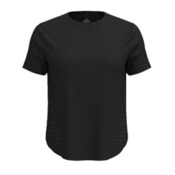 Damski jersey Under Armour Launch Elite. Czarne koszulki sportowe damskie Under Armour, bez wzorów, z jersey, sportowe, bez kołnierzyka. Za 257.05 zł.