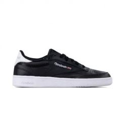 Buty do chodzenia damskie Reebok Club C 85 Emboss. Czarne obuwie sportowe damskie Reebok, bez wzorów, z materiału, trekkingowe, Reebok Club. Za 425.00 zł.