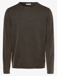 Jack & Jones Sweter Mężczyźni Bawełna zielony, S. Zielone swetry przez głowę męskie Jack & Jones, m, bez wzorów, z bawełny, bez kołnierzyka. Za 169.95 zł.