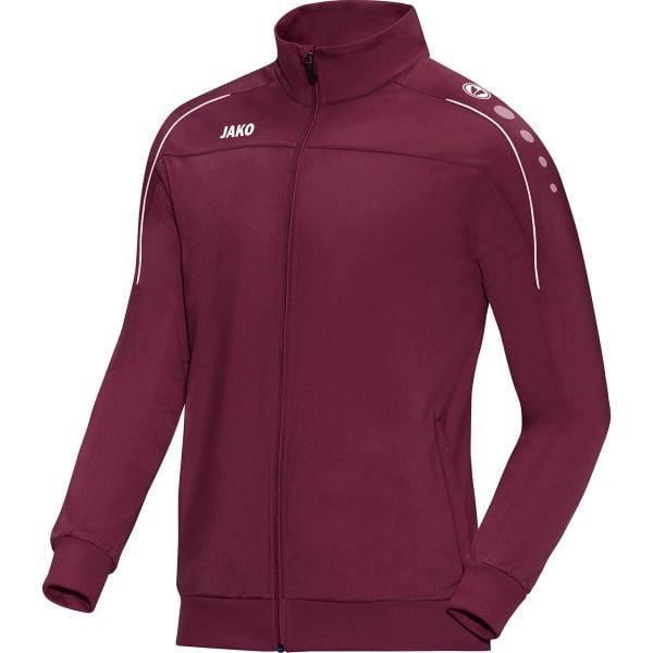 Kurtka Jako polyester Classico. Brązowe kurtki męskie Jako, xl, bez wzorów, z dresówki, na fitness i siłownię. Za 149.79 zł.