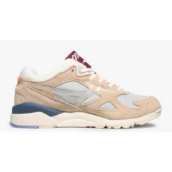Trampki Mizuno Jr+sr. Brązowe trampki męskie Mizuno, bez wzorów, z materiału, eleganckie, bez zapięcia. Za 728.99 zł.