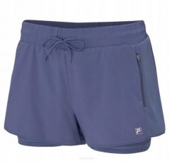 Spodenki tenisowe Fila Shorts Elea. Niebieskie szorty sportowe damskie Fila, m, bez wzorów, z materiału, eleganckie, tenisowe. Za 215.00 zł.